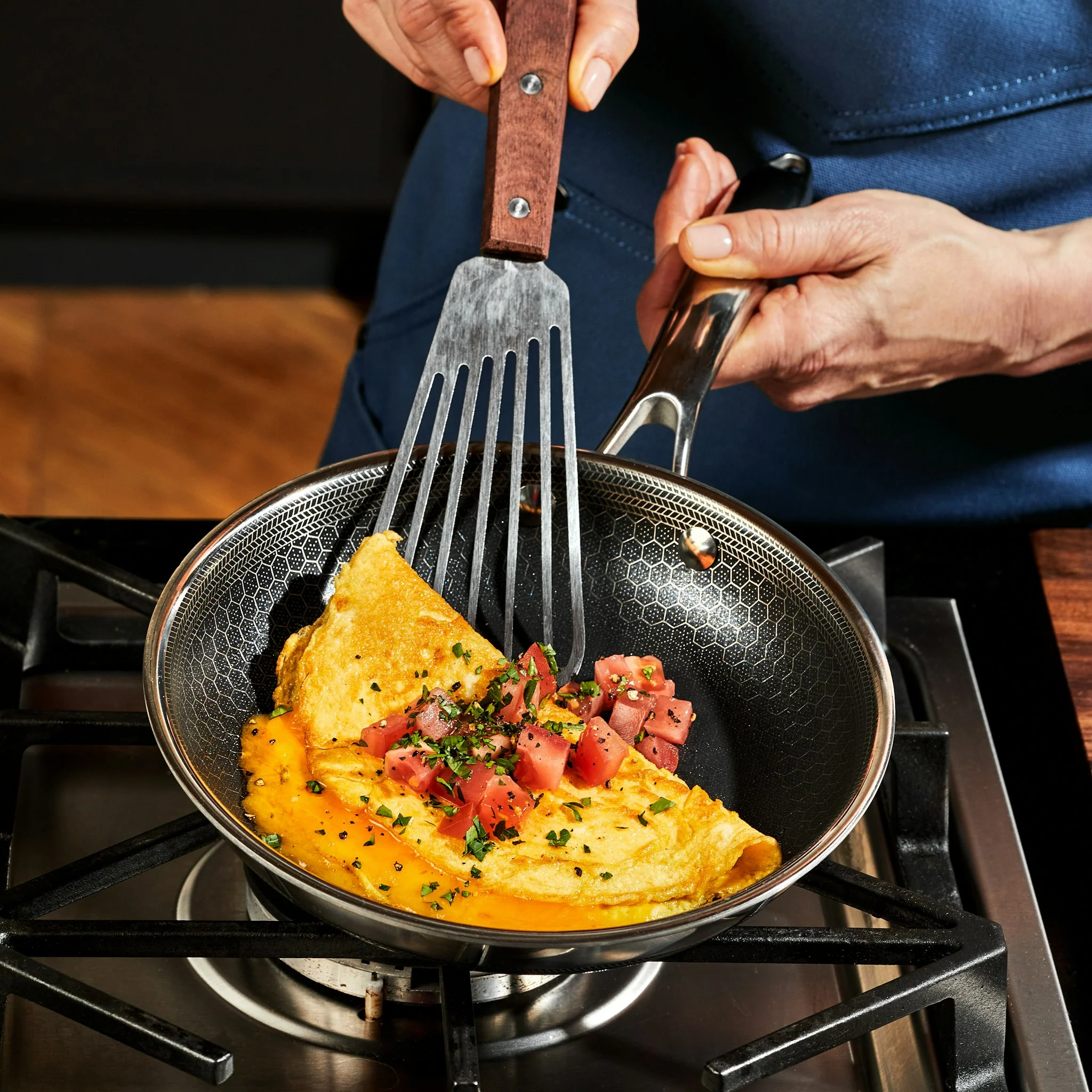 Hybrid Fry Pan Set with Lids, 6pc - Image 7