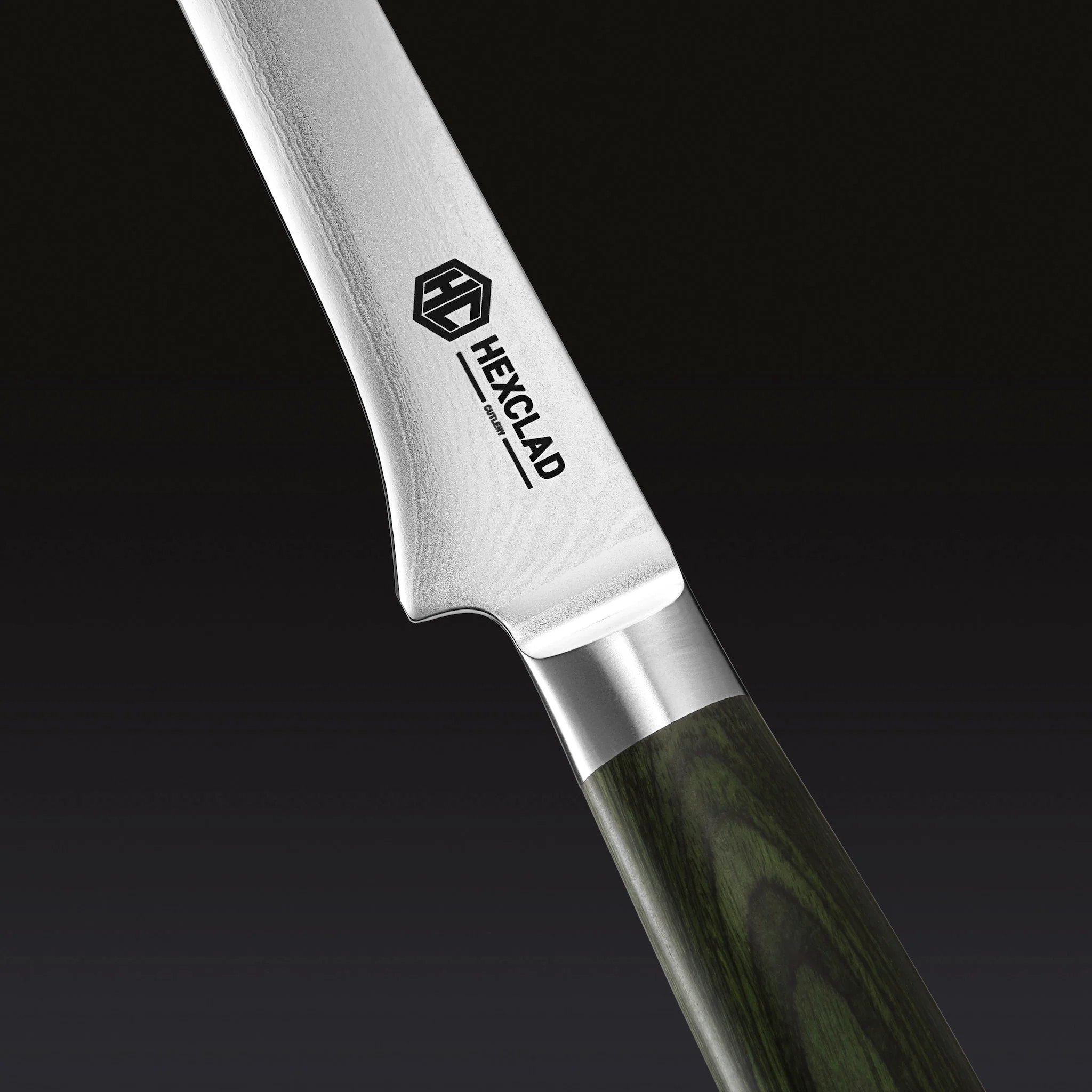 Damascus Steel Boning & Fillet Knife, 6" - Image 2