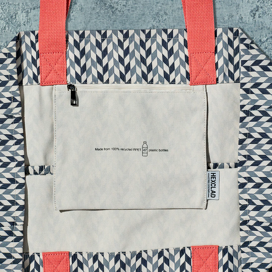 The Everything Everywhere Bag (Chevron-Slate) - Image 5